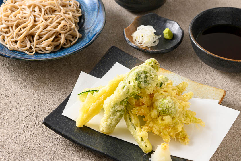 春野菜の天せいろ