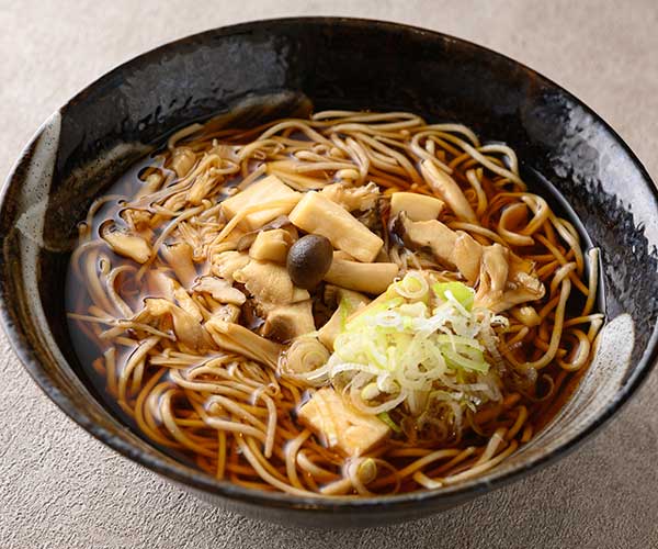 きのこ蕎麦